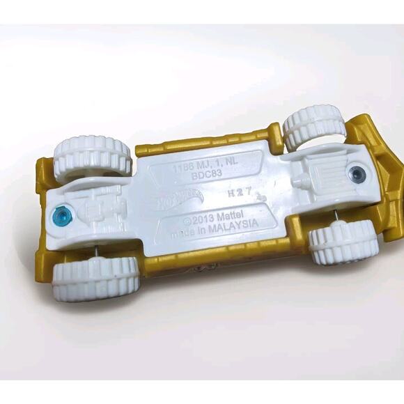 2013 HOT WHEELS BDC83 SO PLOWED BLUE & GOLD 1:64 DIECAST 3 1/4" SNOW PLOW - Picture 5 of 6